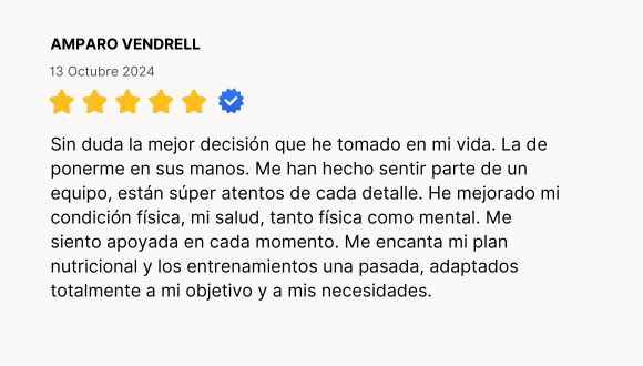 Reseña Amparo Vendrell